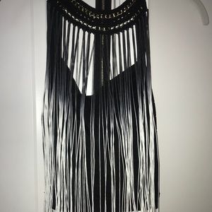 Fringe Embellished Crop Top- NEVER WORN W/ TAGS